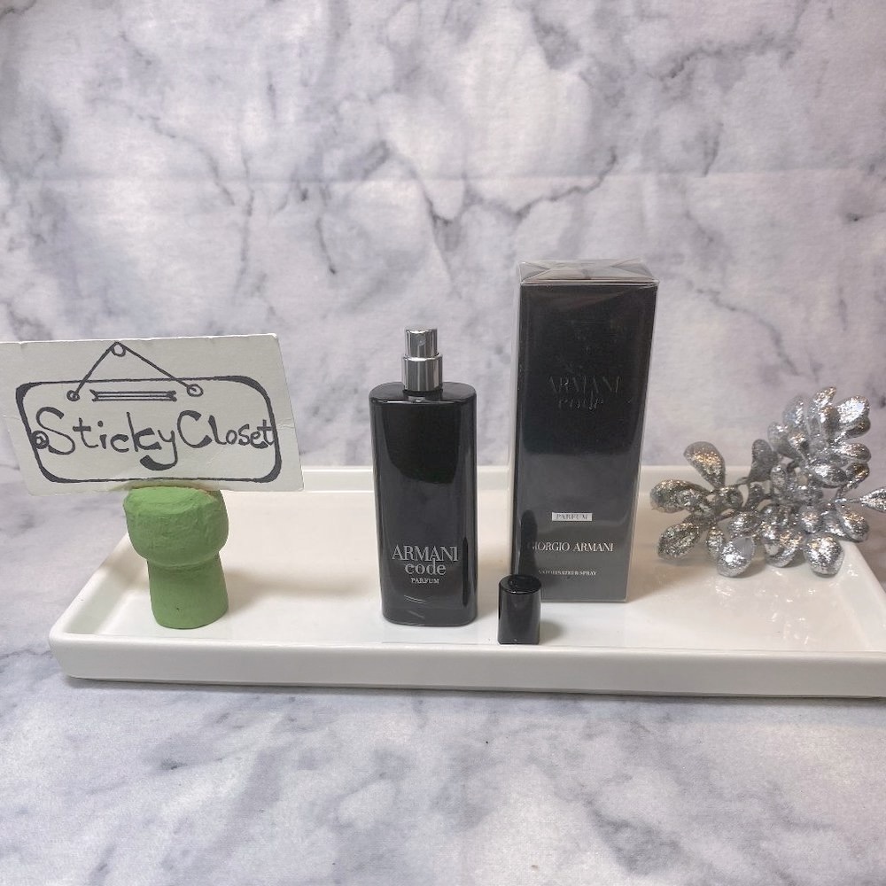 Giorgio Armani Code Parfum,Woody Aromatic Bergamot-Travel 15ml,0.5oz-BOXED-NEW